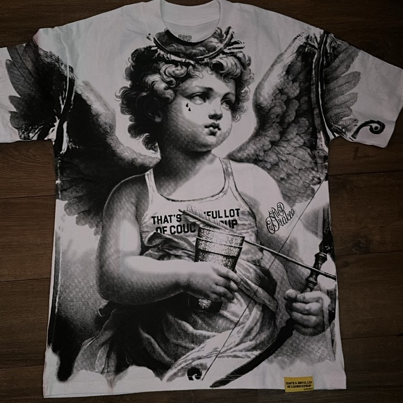 Other - Awful Lot of Cough Syrup Graphic Angel Mens T-Shirt